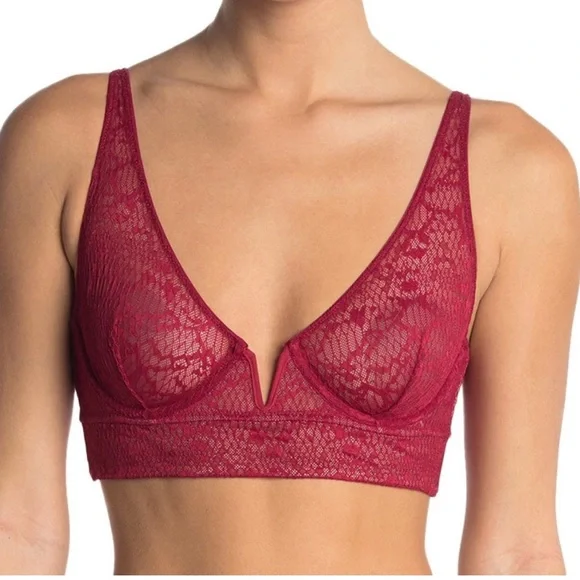 Free People Scarlet Lace Tameeka Underwire Bra Sz XS - Picture 2 of 11